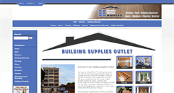 Desktop Screenshot of buildingsuppliesoutlet.com